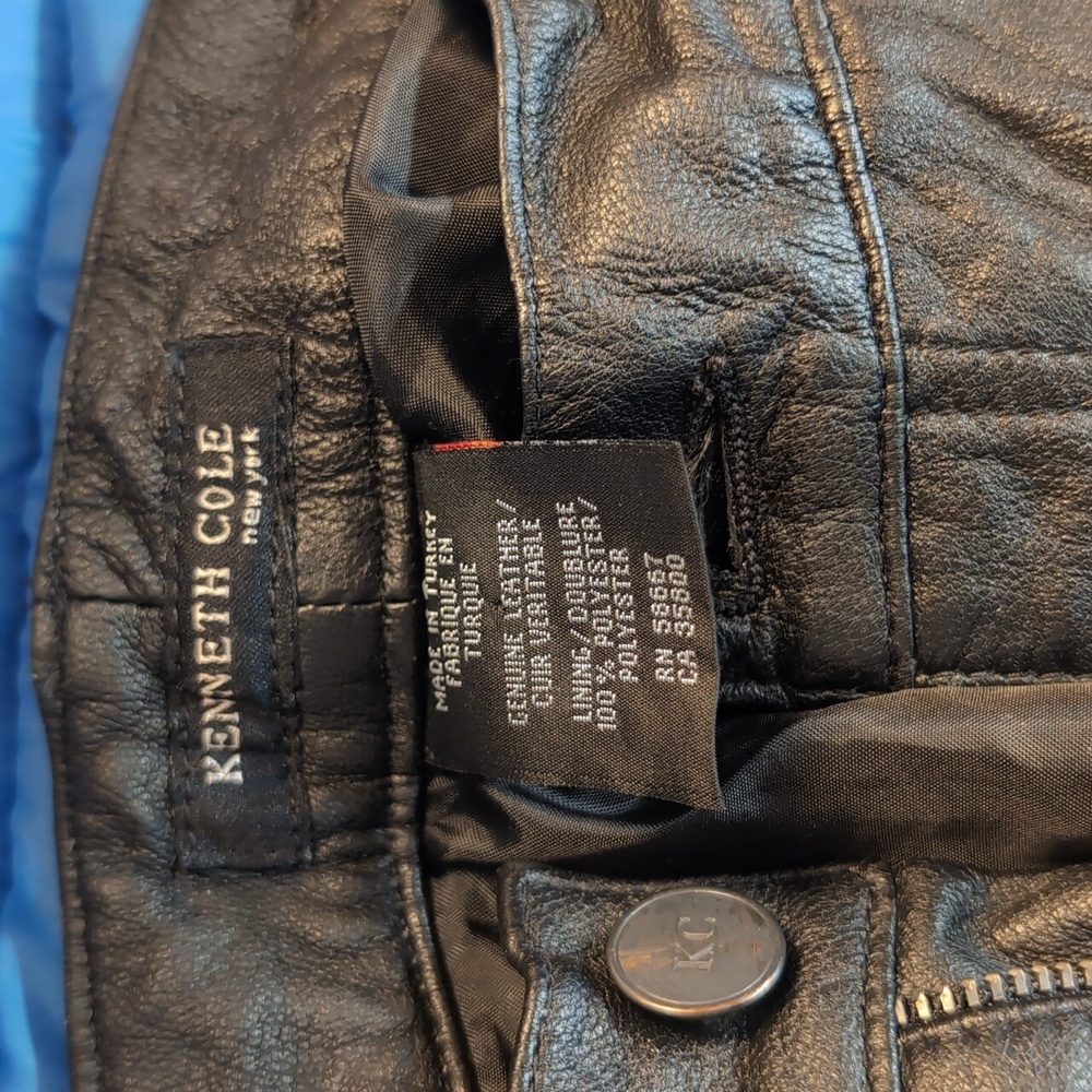 Kenneth Cole Men's leather pants size 32